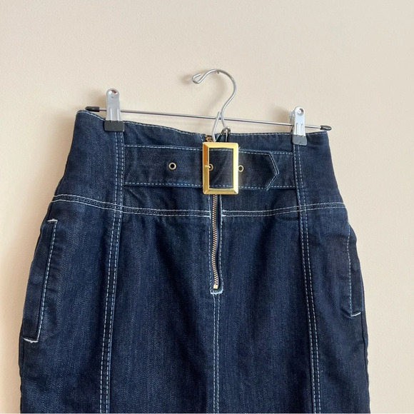 Ecko Y2k Denim Buckle Midi Skirt - Picture 4 of 7